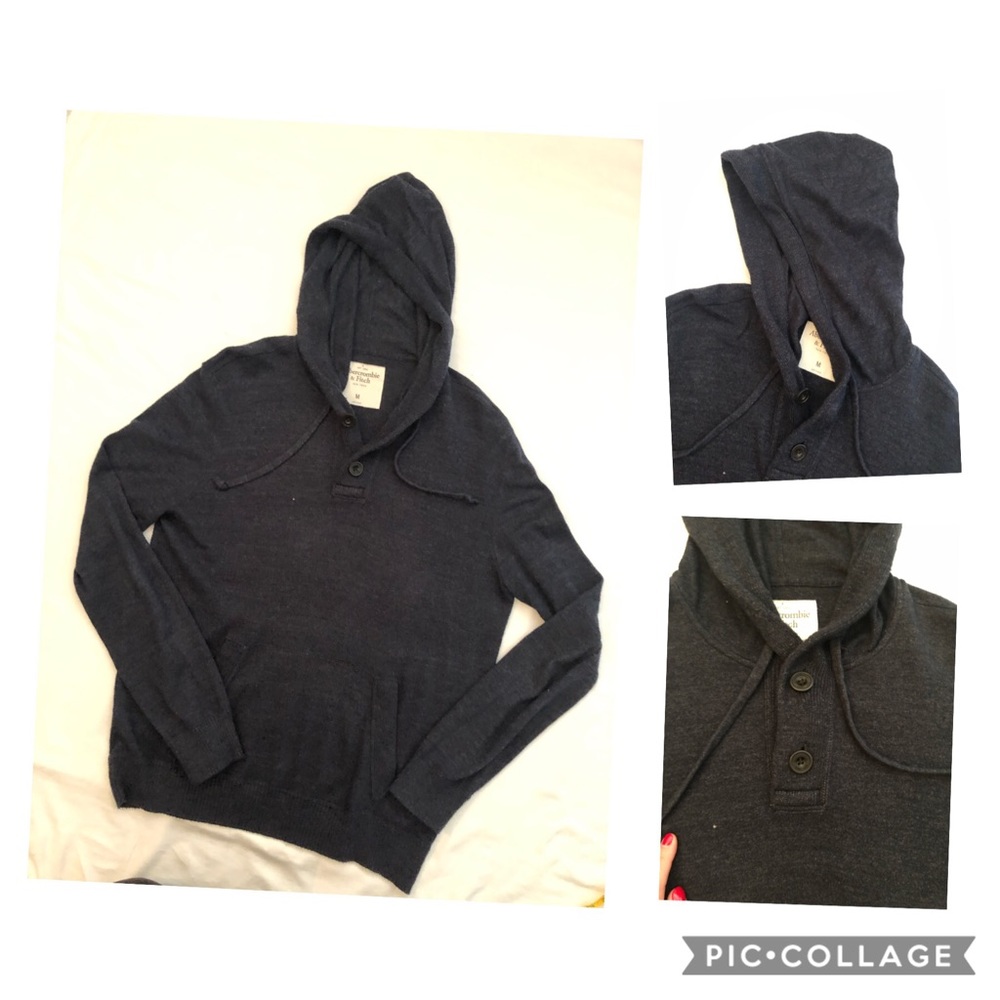 Men’s Abercrombie & Fitch • Navy Blue Sweater